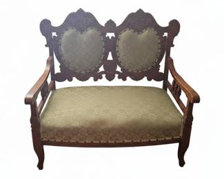 Victorian Eastlake Settee