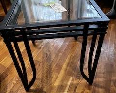 Glass top table