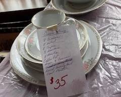 Crown Ming- Christina Fine china, service for 8