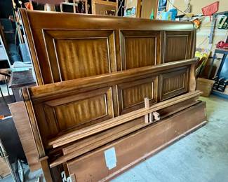 King size bed frame, headboard and footboard 