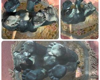 Vintage bear cocktail table 