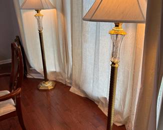 Pair of Waterford floor lamps