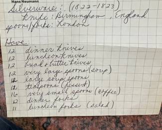 English Sterling Silver