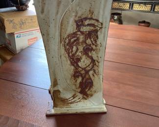 Vintage studio pottery vase