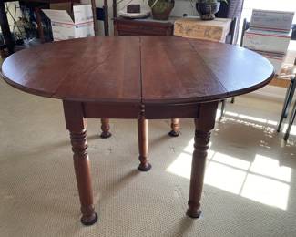 Antique drop-leaf gateleg table