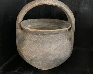 Vintage clay scaldino (a traditional Italian hand or foot warmer)