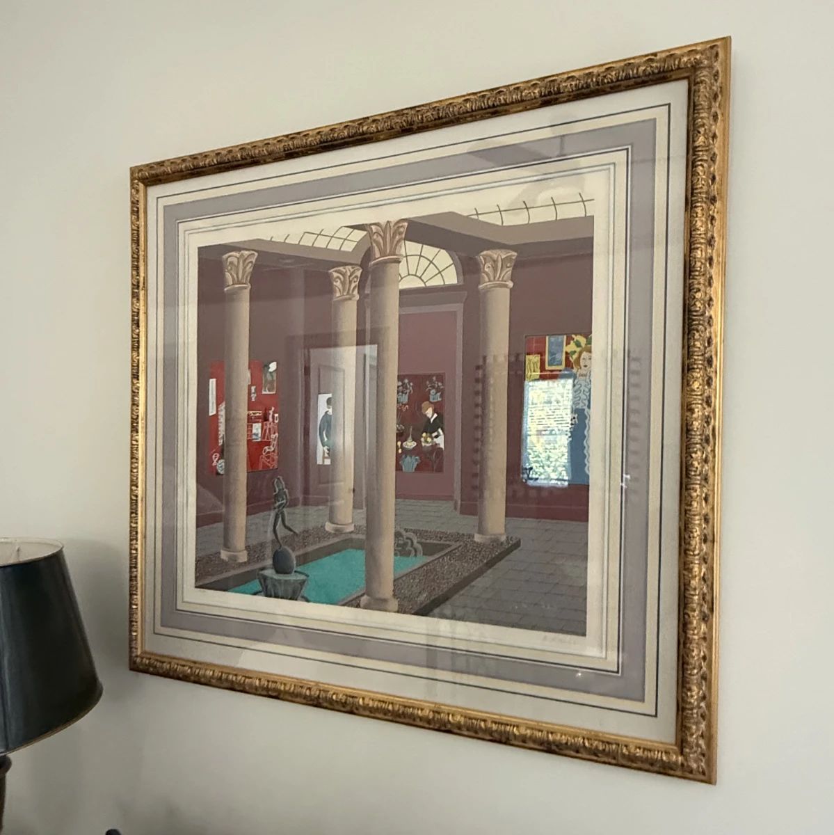 Thomas McKnight, "Matisse Gallery" Artist Proof signed and numbered. 6/30 