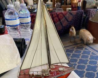 Stained Glass Sailboat