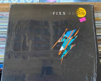 The Fixx "React" Live Album 1987 - Vinyl Record Album Vintage