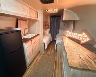 1973 Airstream - Refurbished Interior - Front to Back View