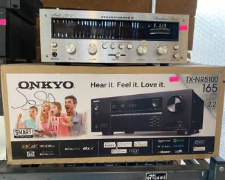 70's Marantz Stereo Receiver // Onkyo TX-NR5100 AV Receiver