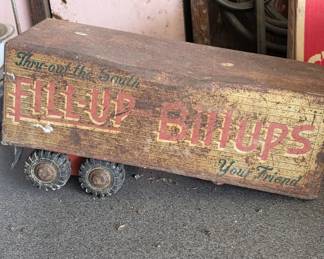 Billups Gas Station Metal Truck Trailer