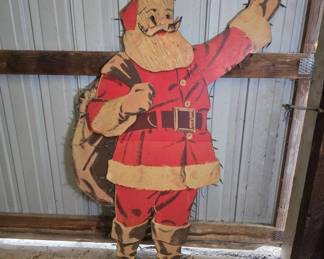 5 Ft Wooden Santa Cutout