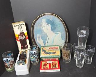 Coca-Cola Glassware and Memorabilia Collection