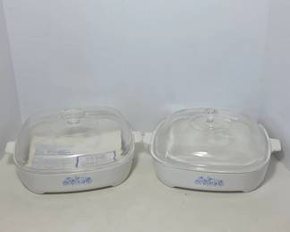 Corning Ware Microwave Dishes with Glass Lids