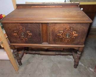 Wooden Sideboard With Decorative Detailing