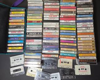 Country and Pop Music Cassettes