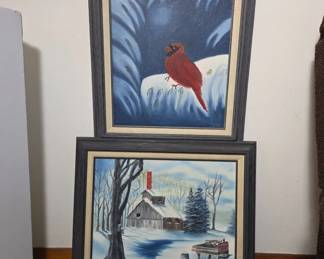 Canvas Paintings With Winter Scenes