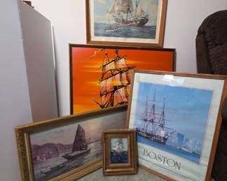 Framed Nautical Artwork
