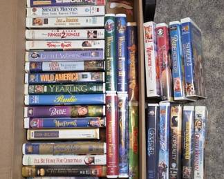 VHS Movies with Original Covers