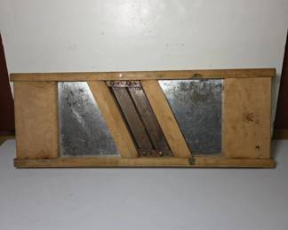 Wood and Metal Cabbage Slicer