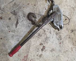 Vintage Iron and Steel Cable Puller