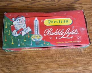 Peerless Bubble Lights in Original Box