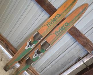  Riviera Combo Wooden Water Skis