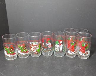 Coca-Cola Christmas Glass Tumblers