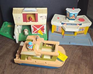 Fisher-Price Playsets and Boat