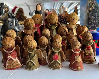 Burlap angels