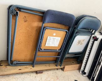 Fold up table and chairs