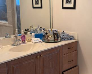 Drawers are loaded with toiletries starting at .25 cents