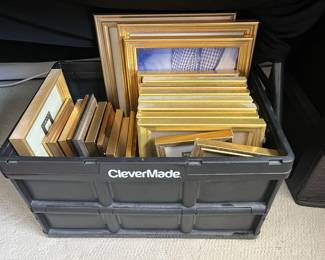 Gold picture frames