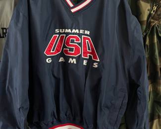 vintage Starter brand Atlanta 1996 Olympic Games pullover windbreaker