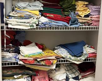 Lots of linens