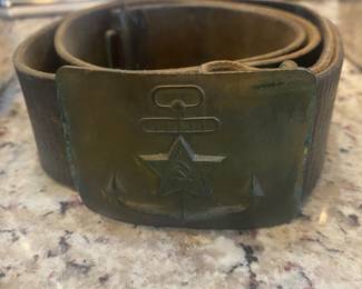 Vintage USSR Navy Sailor Belt
