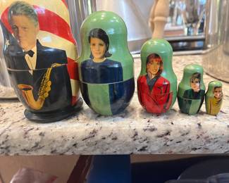 Clinton 's (girlfriends) Russian doll