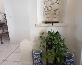 2 umbrella or cane stands