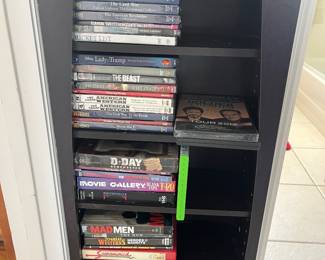 Hundreds of cds/dvds/cassettes/vhs