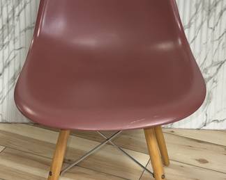 Modway Pyramid Dining Side Chair - Pink/oak