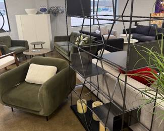 Bontempi Bookshelf & Gus* Modern Armchair