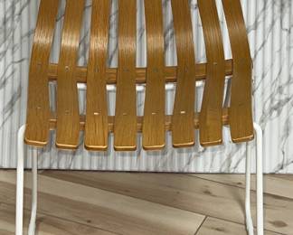Eurostar Curley Side Chair - Oak (2 available) 