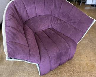 Moël Armchair by Ligne Roset - High Back- Purple Suede