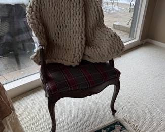 Blankets and chairs 