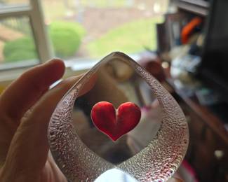 Mat Jonasson, signed heart