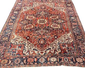Room size Heriz antique rug
