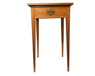 Yellow pine benchmade one drawer stand