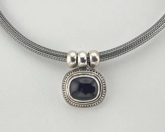 Konstantino sterling onyx necklace