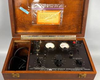Vintage working electro - shock therapy machine